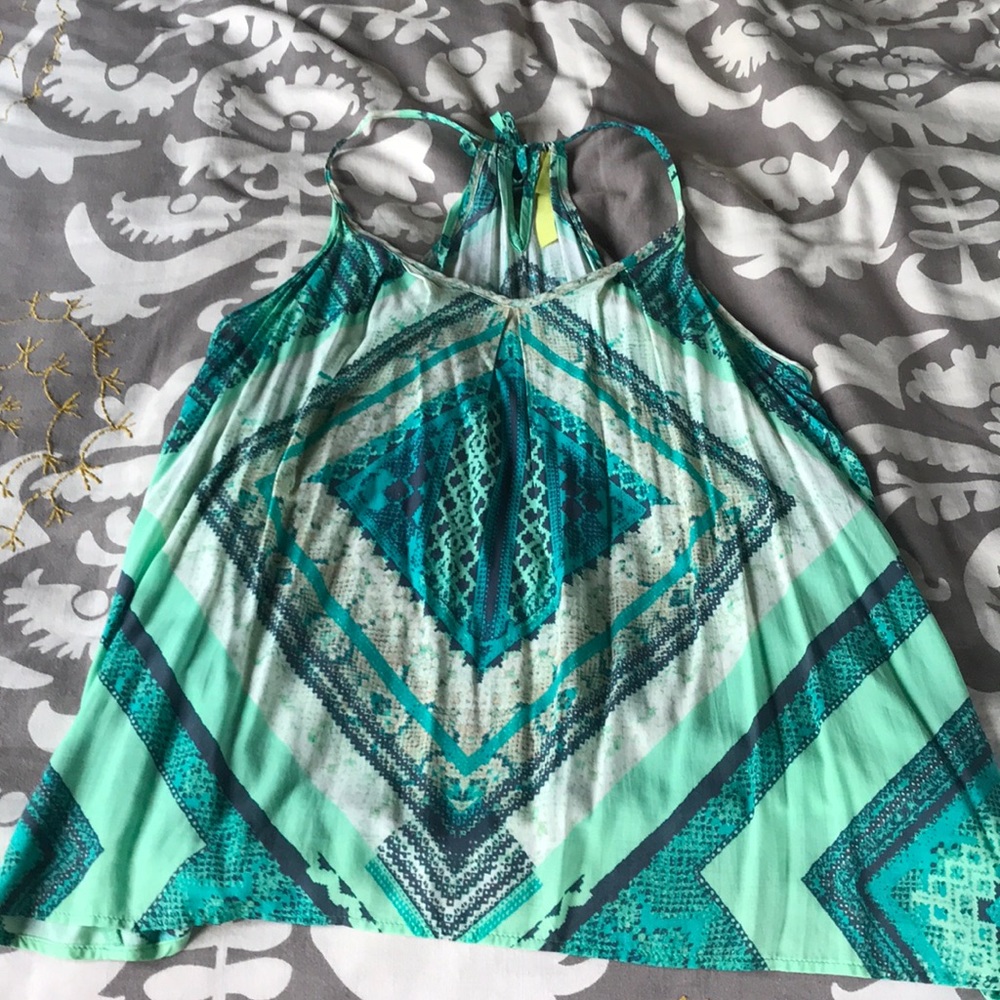 Green Dragon Boho Tank